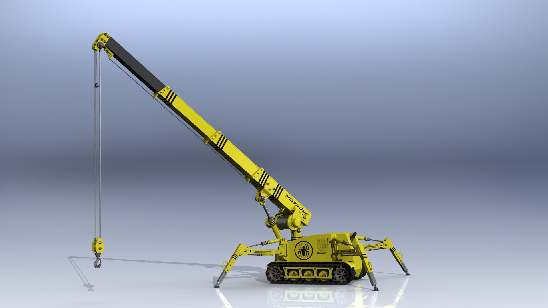 蜘蛛履带起重机